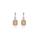 November Birthstone Dangle Earrings