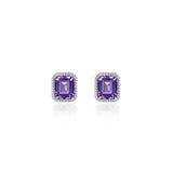 February Birthstone Earrings