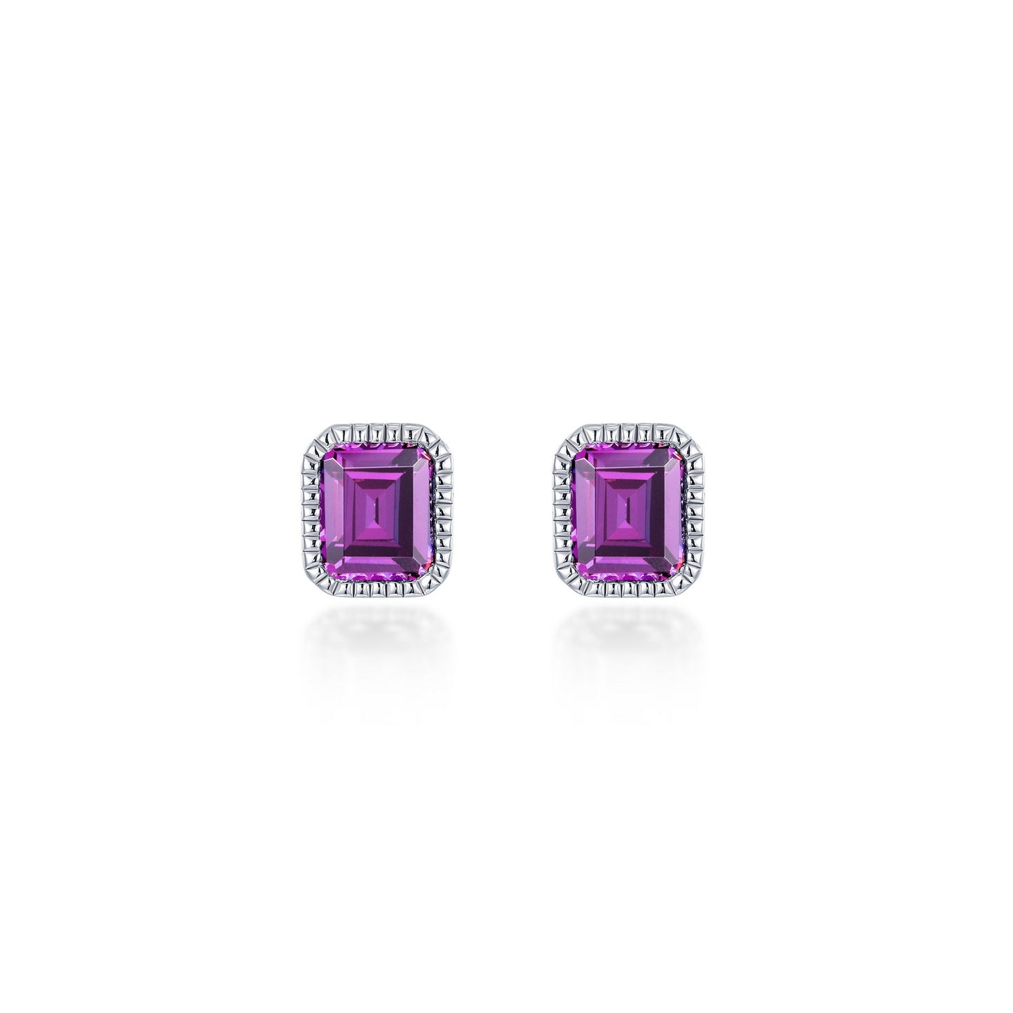 June Birthstone Solitaire Stud