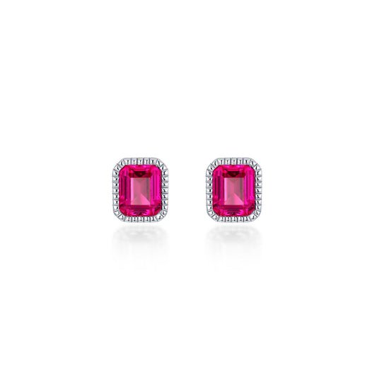 July Birthstone Solitaire Stud
