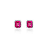 July Birthstone Solitaire Stud