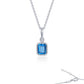 PD SIMULATED DIAMOND/BLUE TOPA
