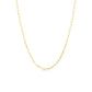 Gold Tone Small Paperclip Chain