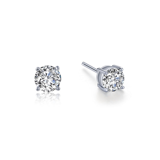 Simulated Diamond Stud Earrings