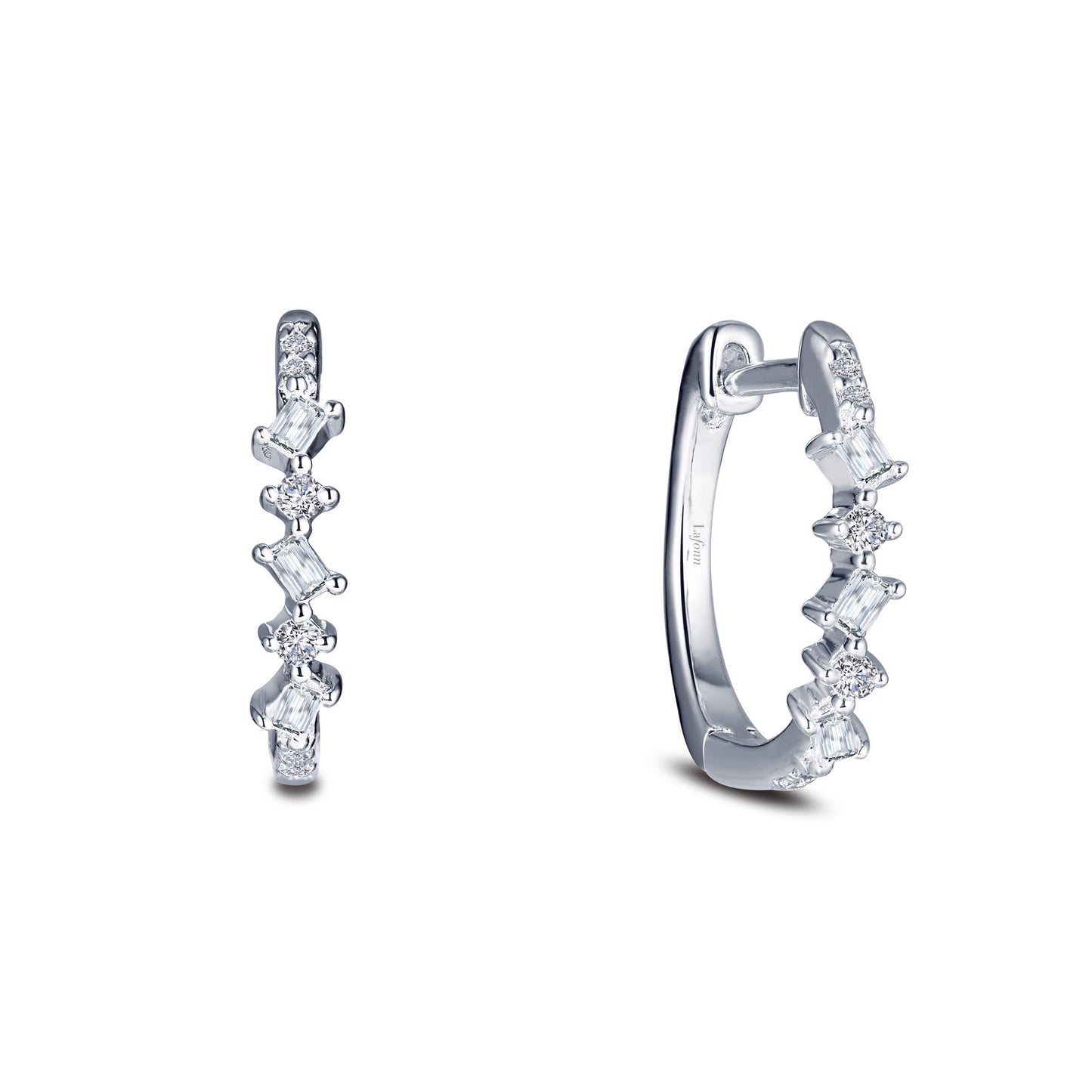 Baguette Huggie Hoops