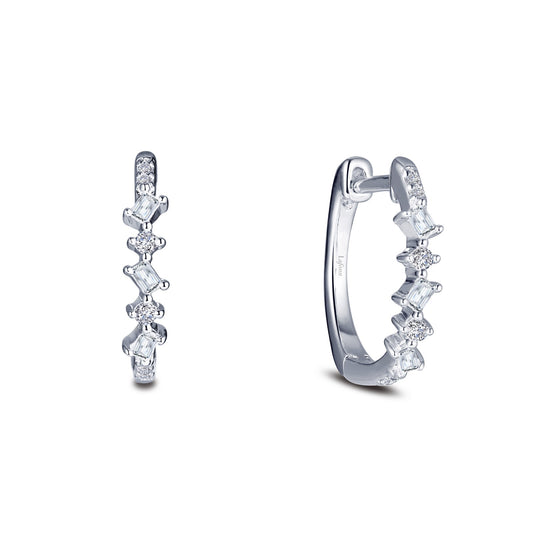 Baguette Huggie Hoops