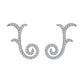 Curvy Ear Climber Earrings