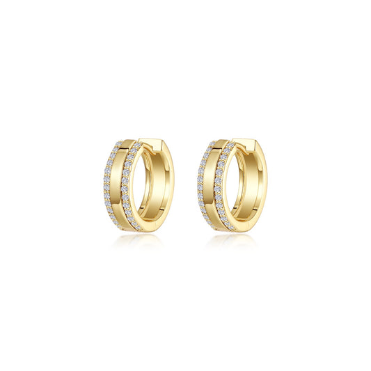 High-Polished Circle Hoops