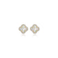 0.4 CTW Halo Stud Earrings