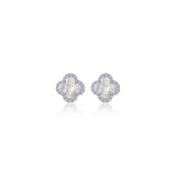 0.4 CTW Halo Stud Earrings