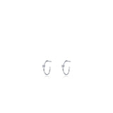 10mm High Polised Hoop Earring