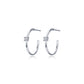 25mm High Polised Hoop Earring