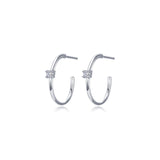 25mm High Polised Hoop Earring