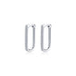 Rectangle Hoop Earrings