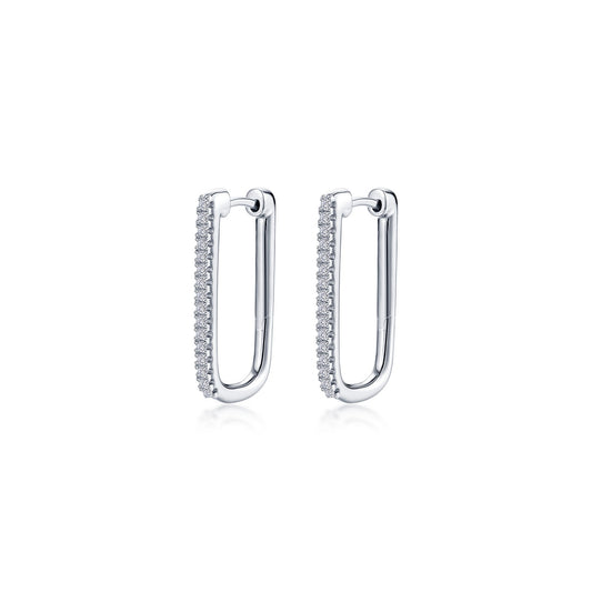 Rectangle Hoop Earrings