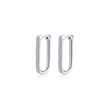 Rectangle Hoop Earrings
