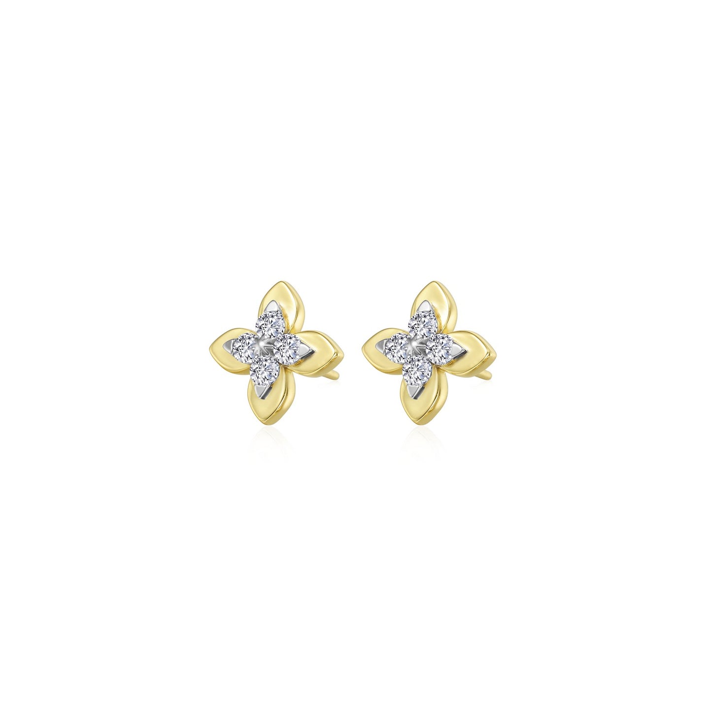 Magnolia Blossom Stud Earrings