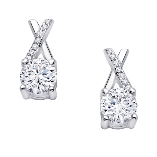 X Stud Earrings