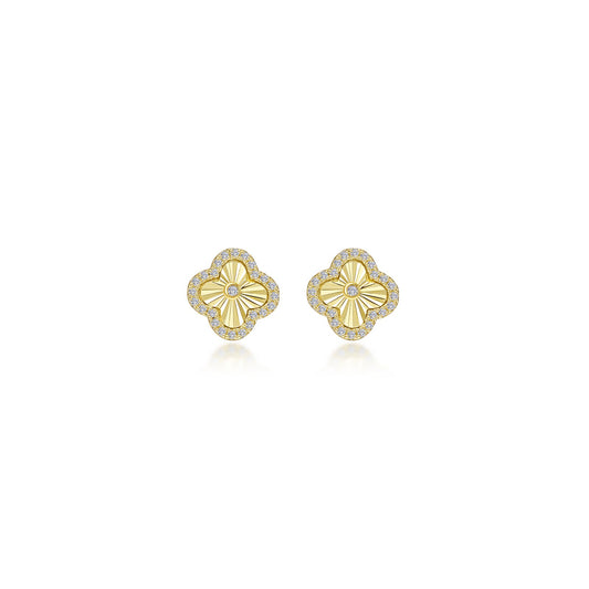 0.5 CTW Halo Stud Earrings
