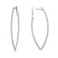15 mm x 55 mm Hoop Earrings