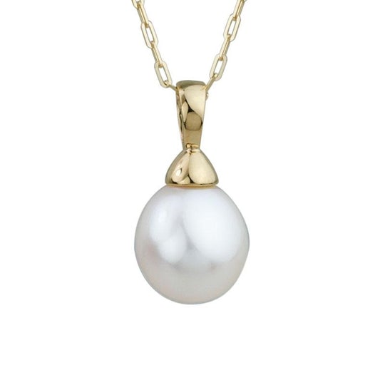 14K  Fresh Water Pearl Drop Necklace