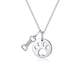 Paw Print Dog Bone Necklace