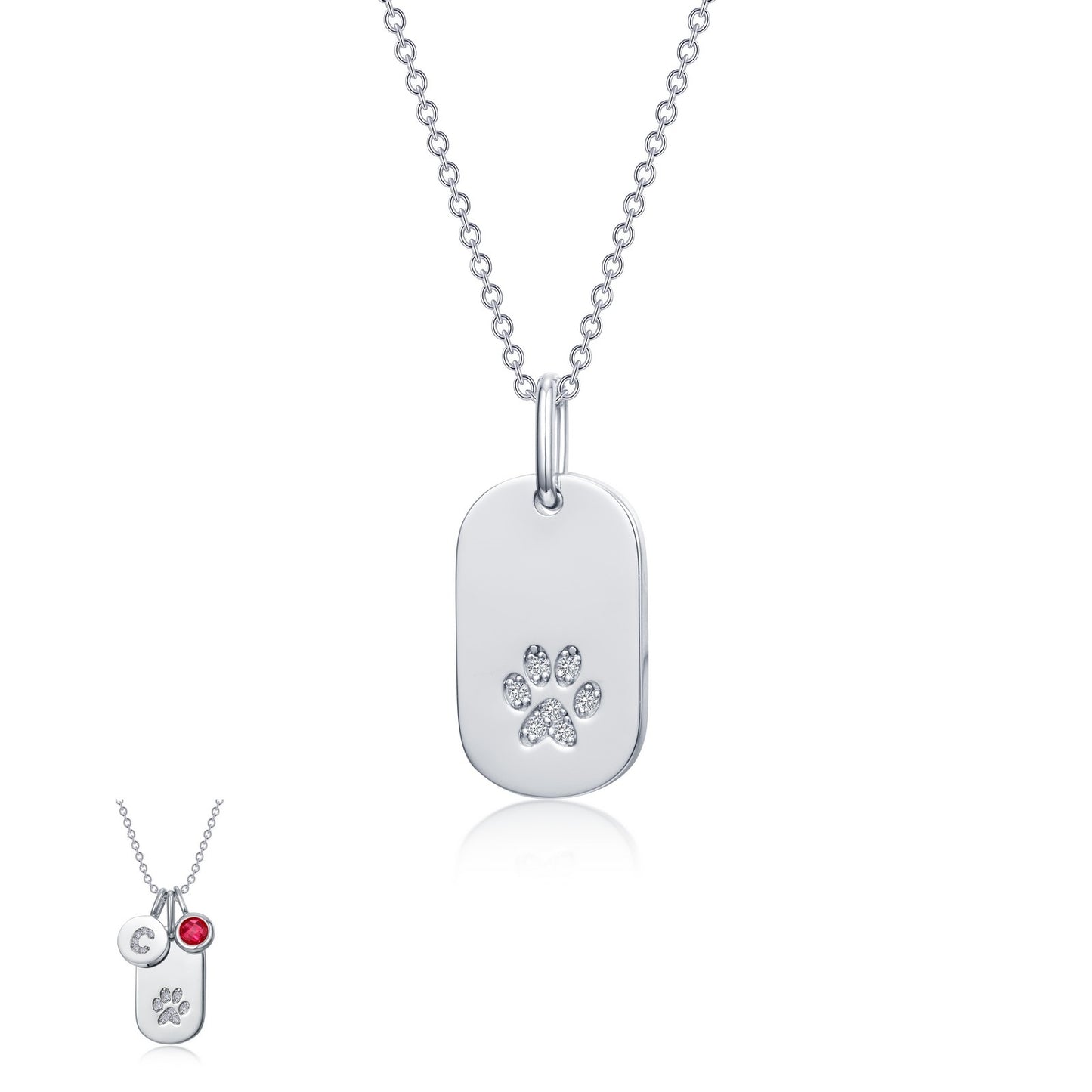 Paw Print Necklace