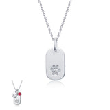 Precious Paw Print Necklace