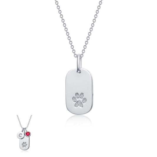 Paw Print Necklace