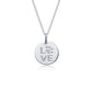 LOVE Paw Print Necklace