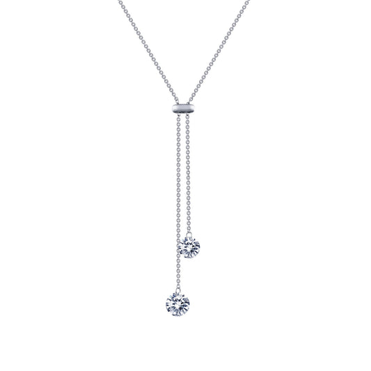 Frameless Lariat Y-Necklace