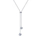 Frameless Lariat Y-Necklace