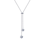 Frameless Lariat Y-Necklace