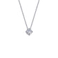Simulated Diamond Solitaire Necklace