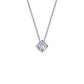 Simulated Diamond Solitaire Necklace
