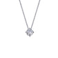 Simulated Diamond Solitaire Necklace