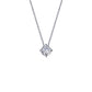 Simulated Diamond Solitaire Necklace
