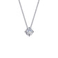 Simulated Diamond Solitaire Necklace