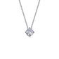 Simulated Diamond Solitaire Necklace