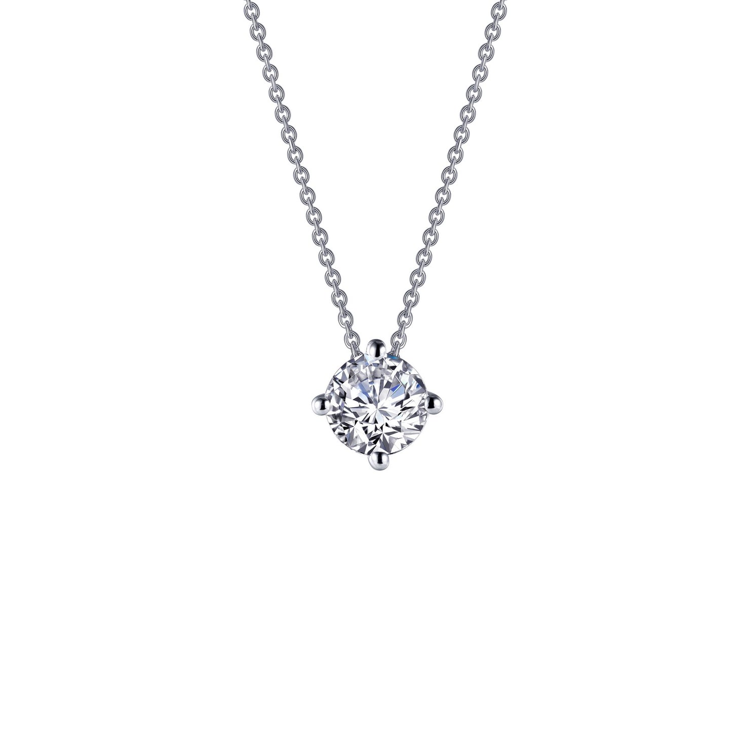 Simulated Solitaire Necklace
