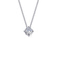 Simulated Solitaire Necklace