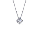 Simulated Solitaire Necklace