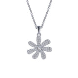 Pave Petal Necklace