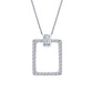 Open Rectangular Necklace