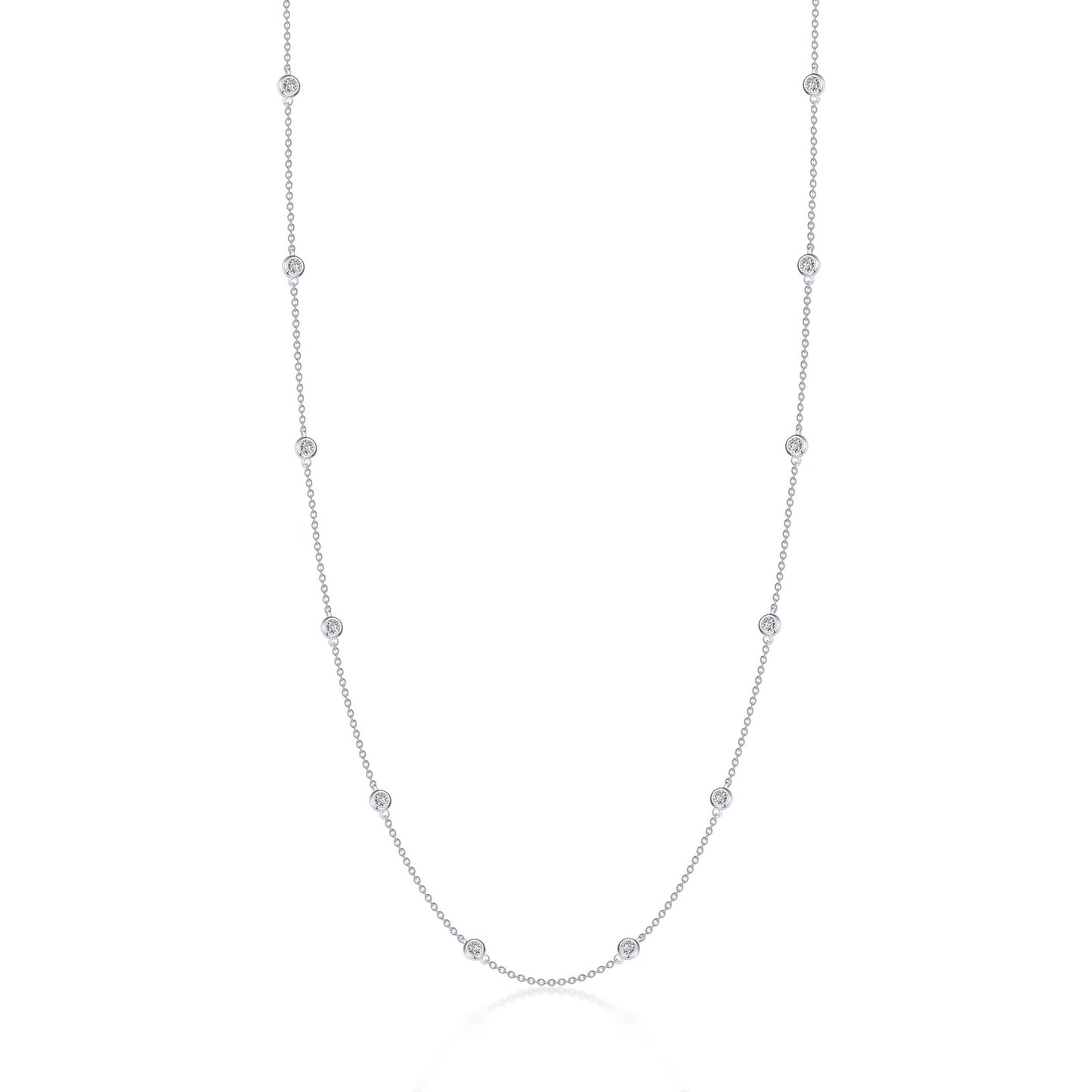 0.73 CTW Station Necklace