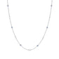Lafonn Simulated Diamond & Pearl Station Necklace