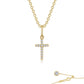 S/SILVER GOLD PLATED SIMULATED
