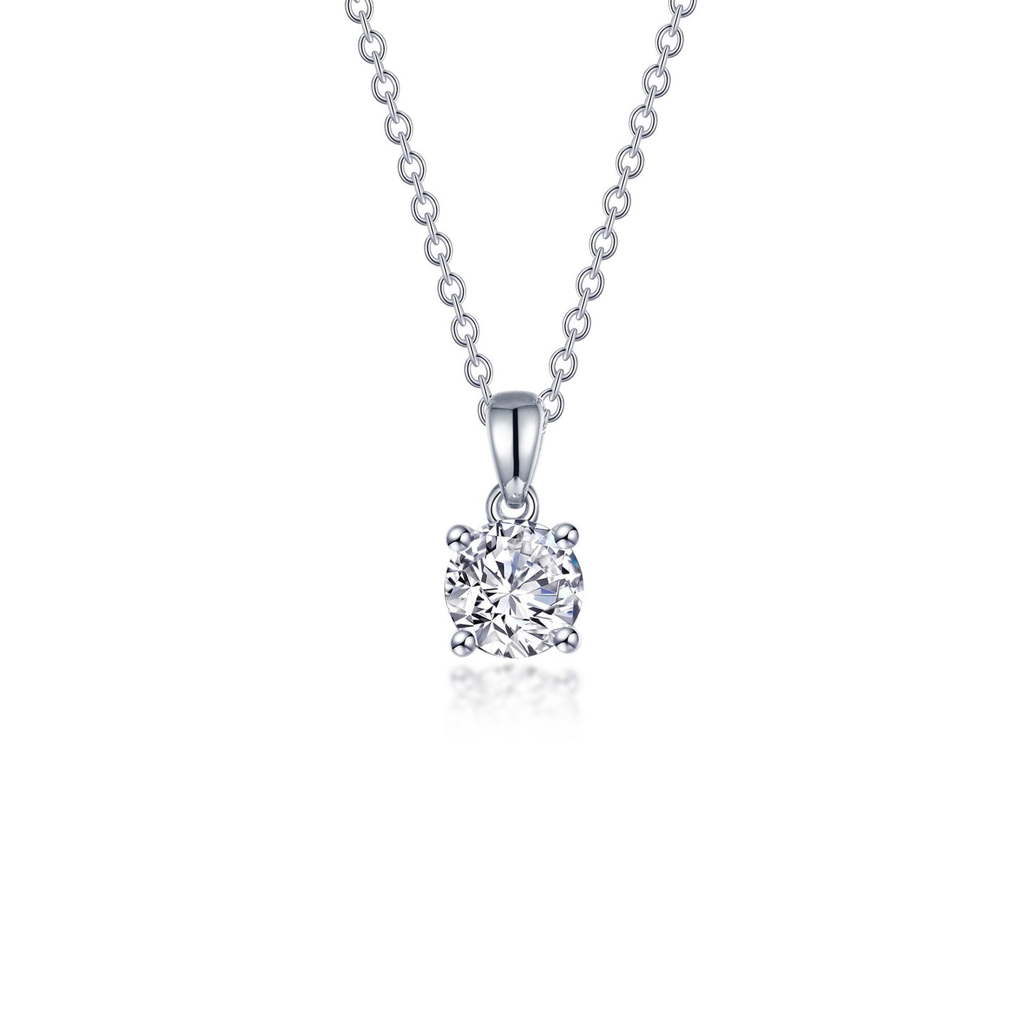 1 CTW 4-Prong Solitaire Neckla
