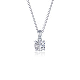 1 CTW 4-Prong Solitaire Neckla