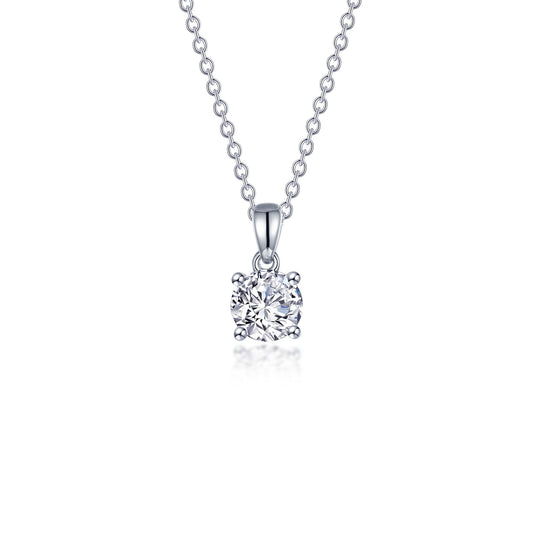 1 CTW 4-Prong Solitaire Neckla